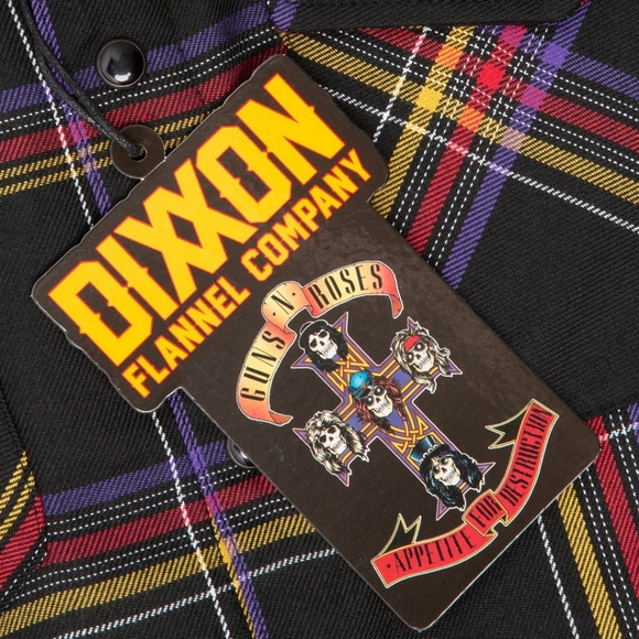 Dixxon Flannel Gun's N' Rose's Collaboration Flannel Limited Edition - Picture 4 of 7